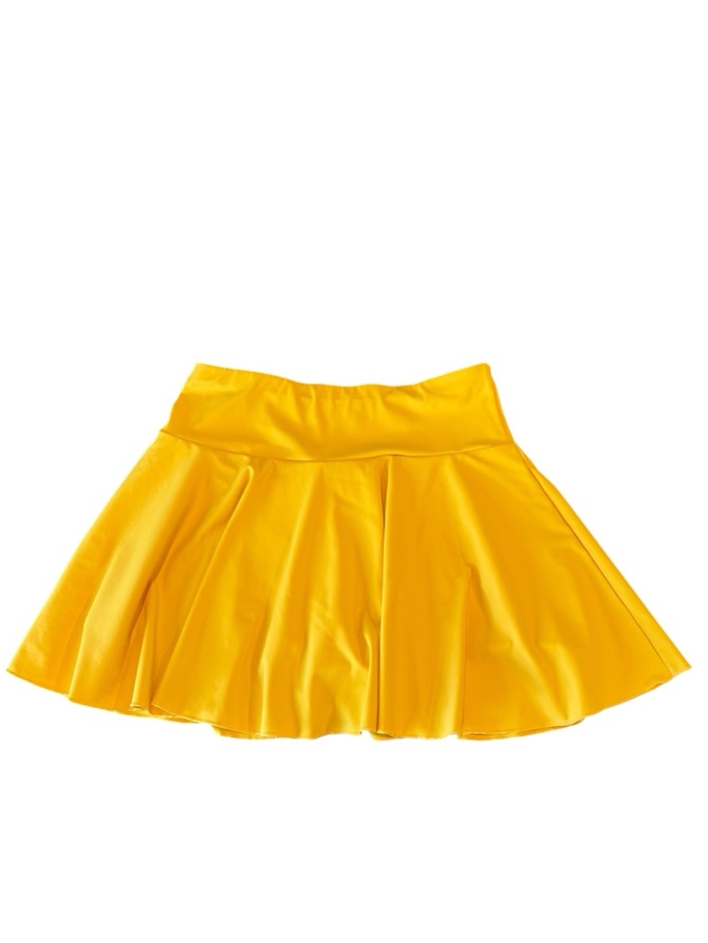 Halara Everyday SoftlyZero Airy 2-in-1 Cool Touch Tennis Skirt/Skort Yellow Sz M